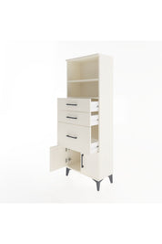 Arges Dolap 2 Raflı 3 Çekmeceli 2 Kapaklı 60x30x163 - S20M038V1A