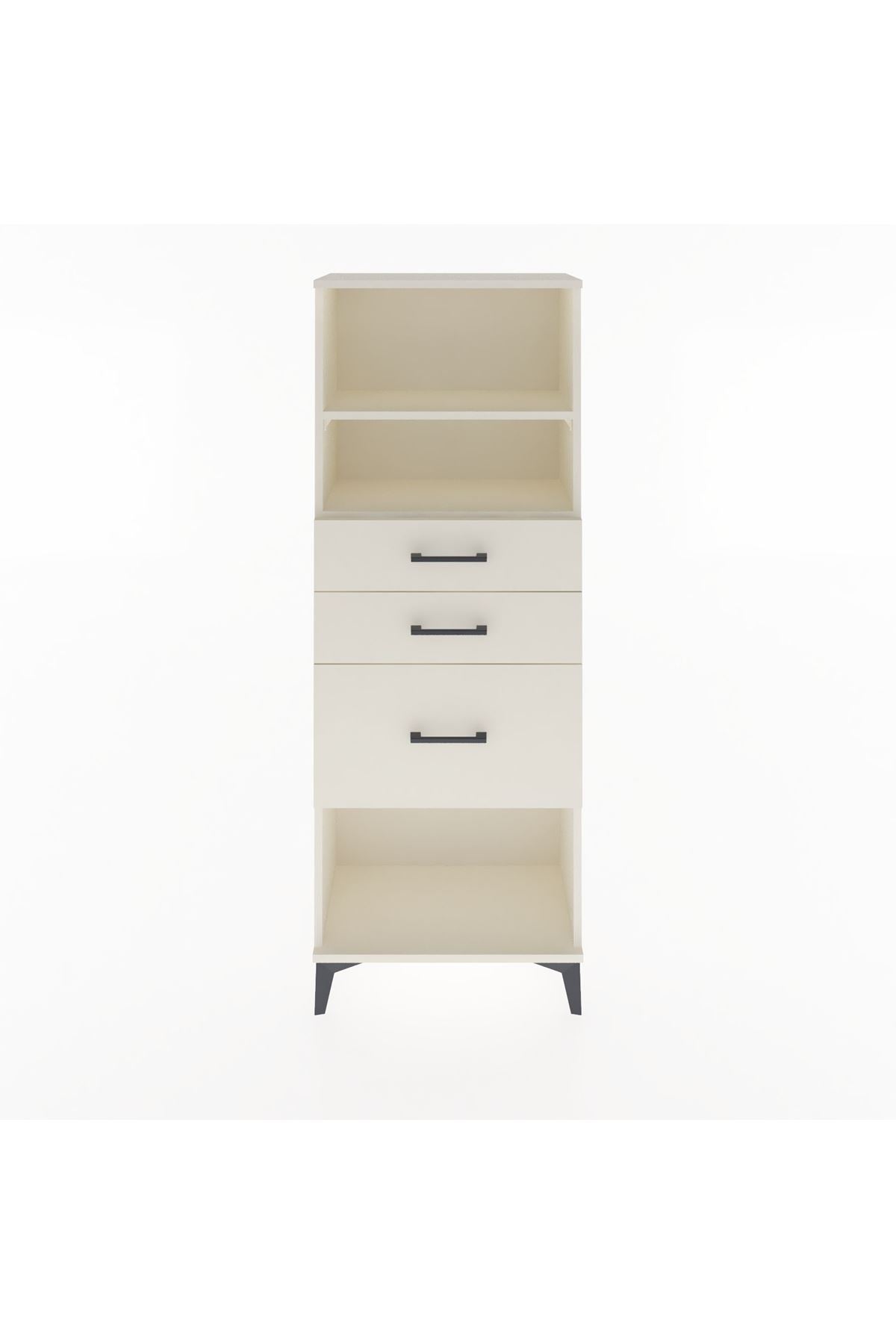Arges Dolap 2 Raflı 3 Çekmeceli 60x30x163 - S20M040V1A