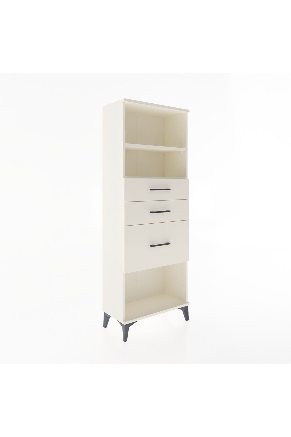 Arges Dolap 2 Raflı 3 Çekmeceli 60x30x163 - S20M040V1A