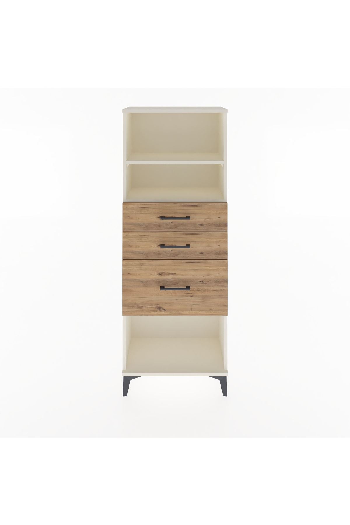 Arges Dolap 2 Raflı 3 Çekmeceli 60x30x163 - S20M040V3A