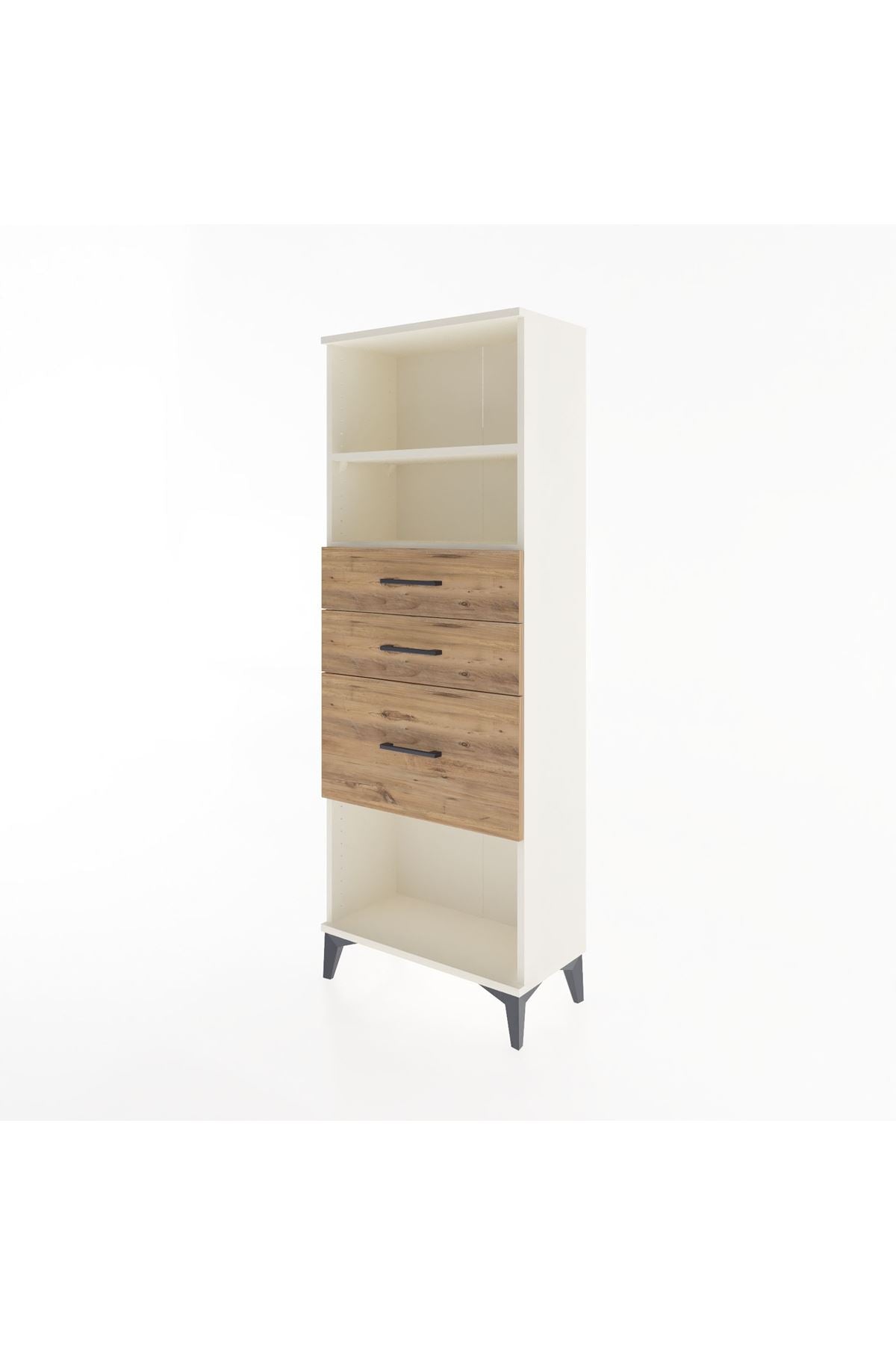 Arges Dolap 2 Raflı 3 Çekmeceli 60x30x163 - S20M040V3A