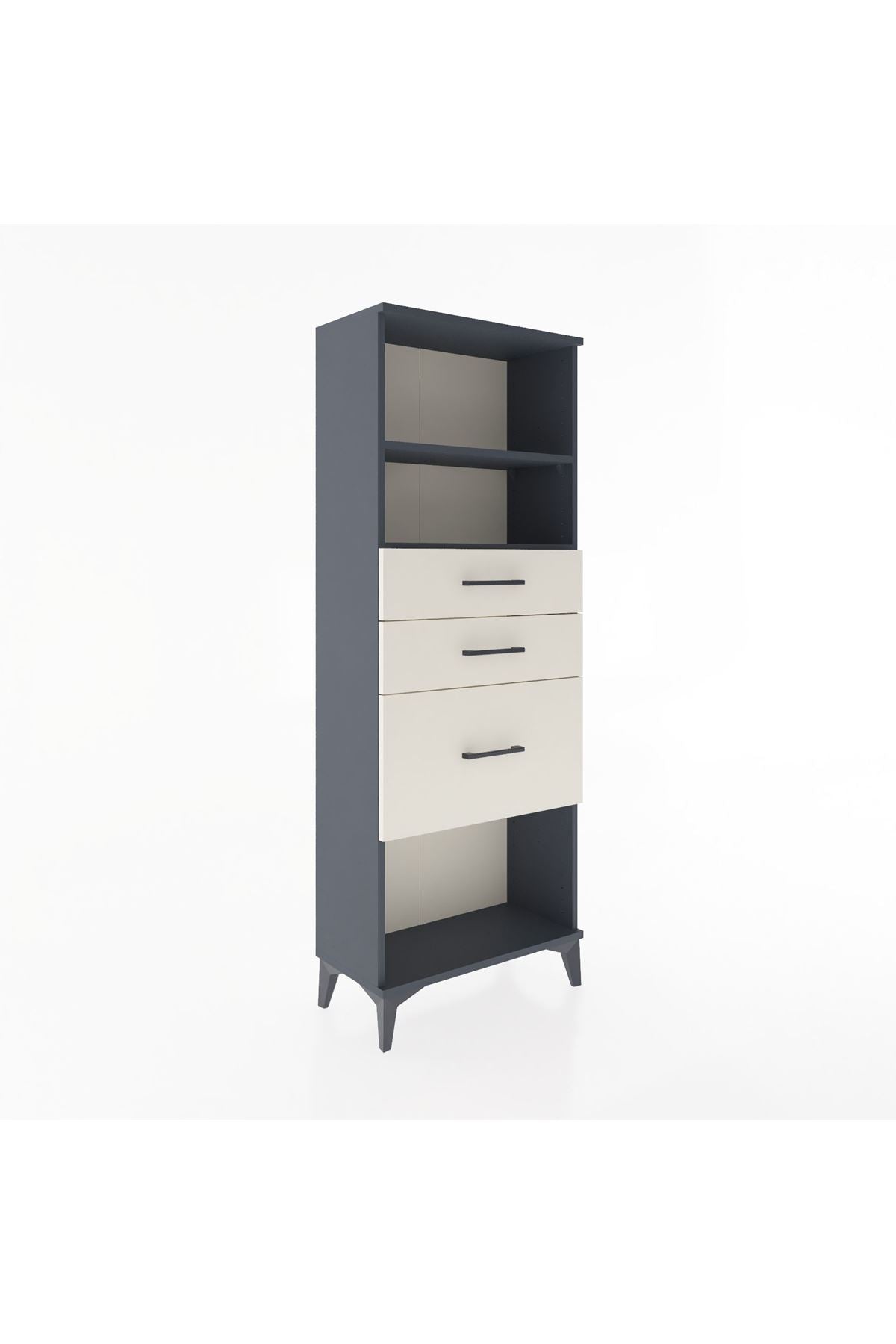 Arges Dolap 2 Raflı 3 Çekmeceli 60x30x163 - S20M040V4A