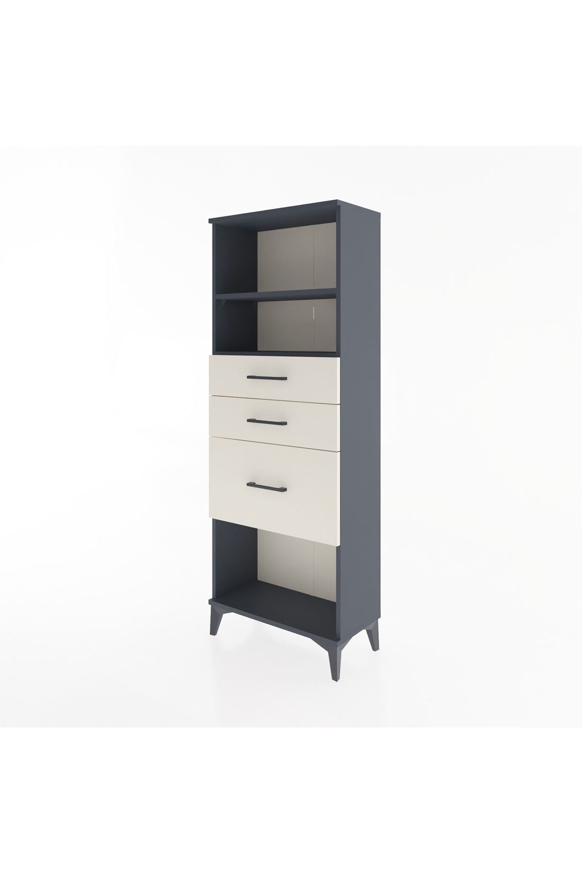Arges Dolap 2 Raflı 3 Çekmeceli 60x30x163 - S20M040V4A