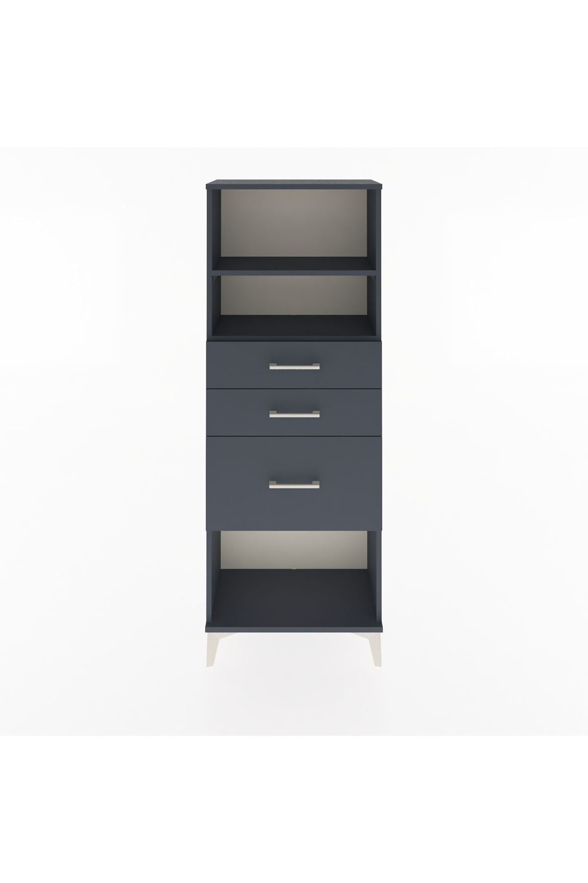 Arges Dolap 2 Raflı 3 Çekmeceli 60x30x163 - S20M040V5A