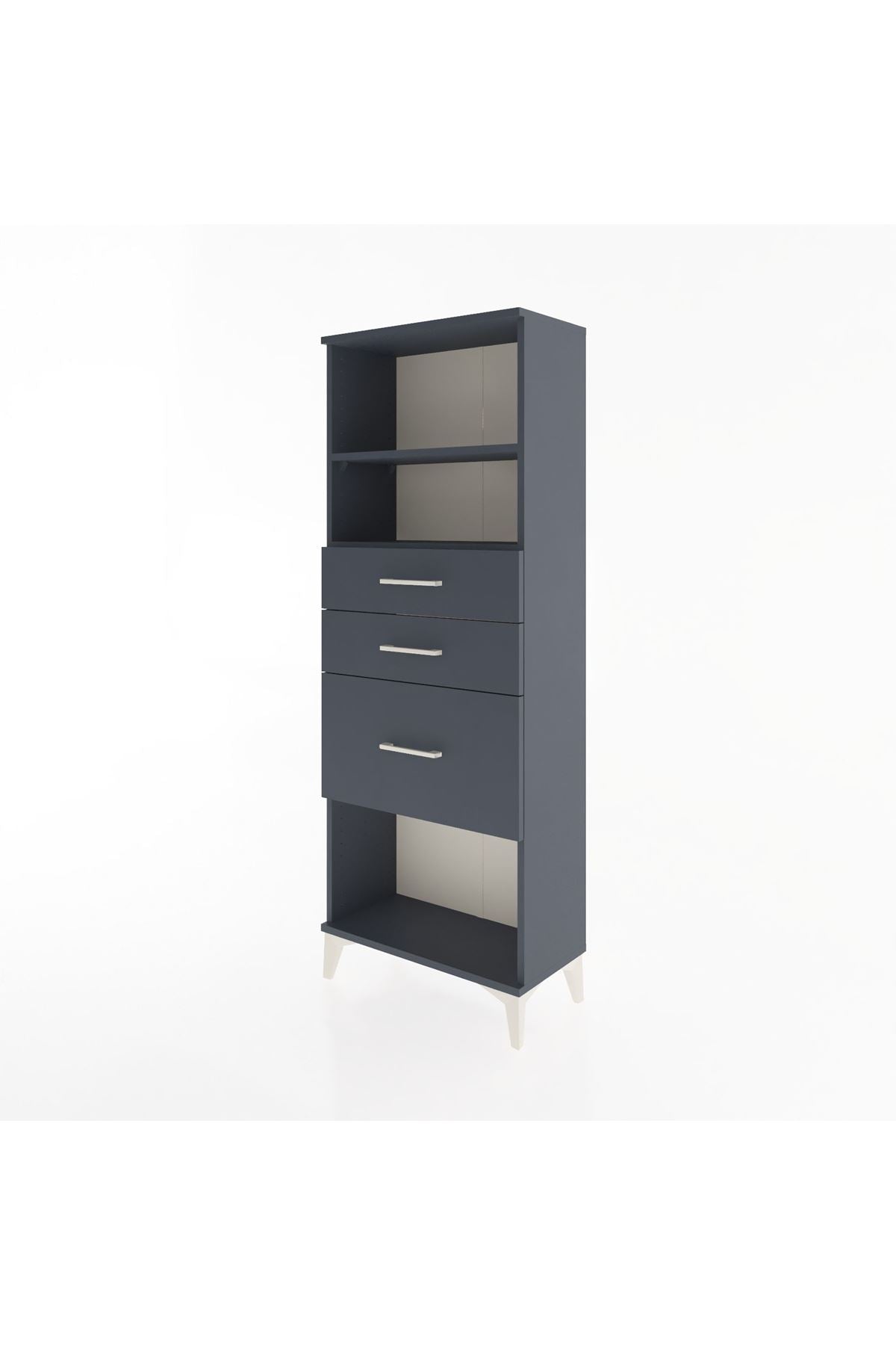 Arges Dolap 2 Raflı 3 Çekmeceli 60x30x163 - S20M040V5A