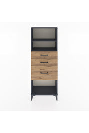 Arges Dolap 2 Raflı 3 Çekmeceli 60x30x163 - S20M040V6A