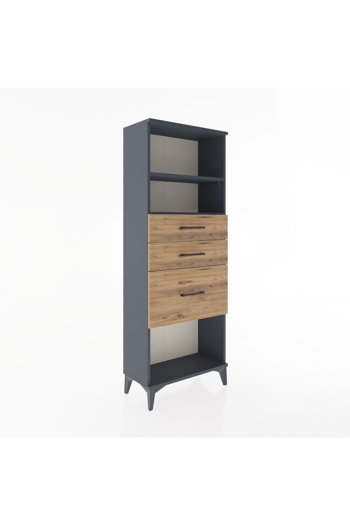 Arges Dolap 2 Raflı 3 Çekmeceli 60x30x163 - S20M040V6A