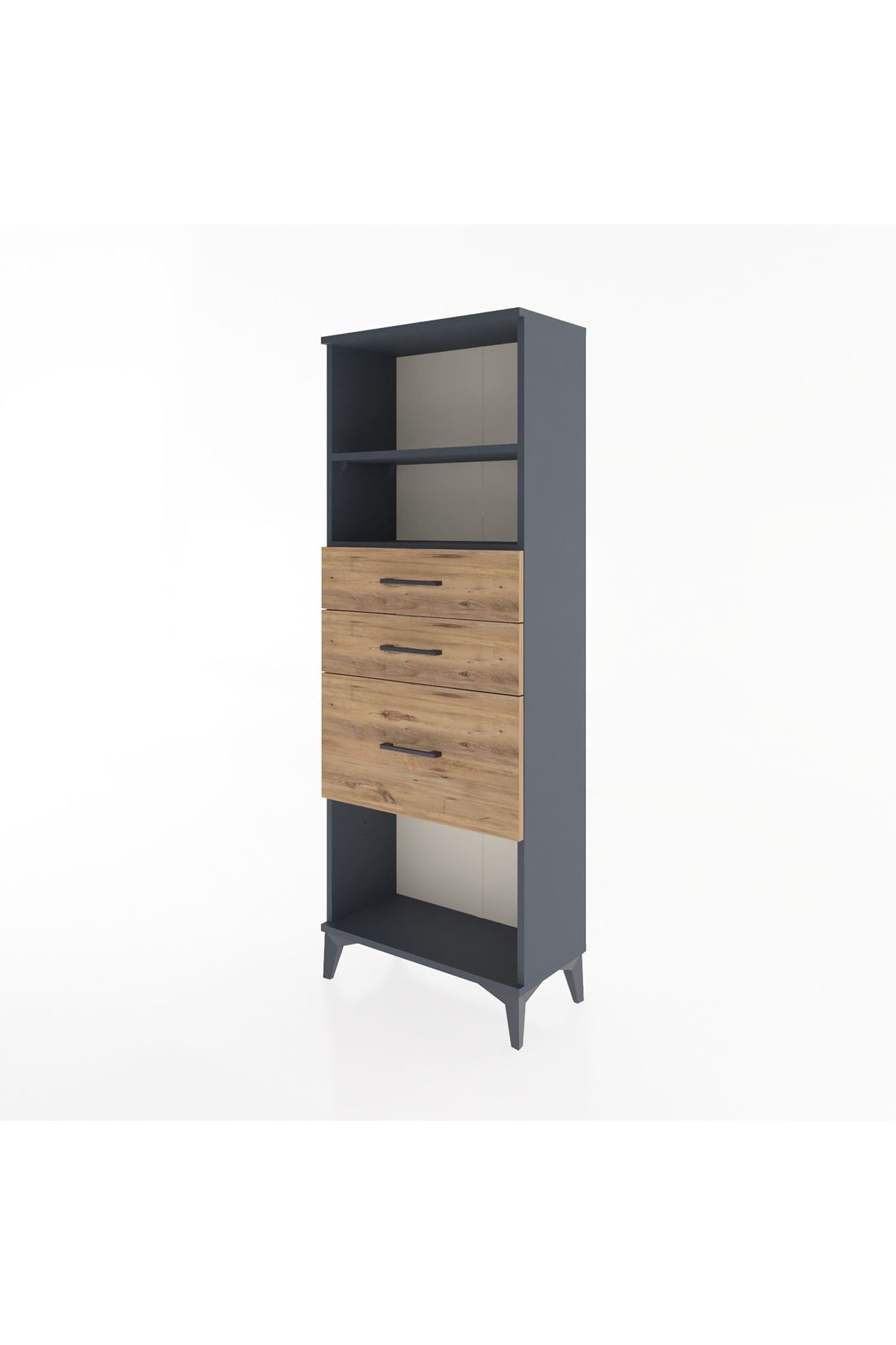 Arges Dolap 2 Raflı 3 Çekmeceli 60x30x163 - S20M040V6A
