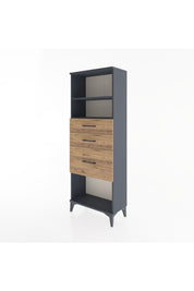 Arges Dolap 2 Raflı 3 Çekmeceli 60x30x163 - S20M040V6A