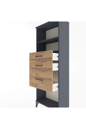 Arges Dolap 2 Raflı 3 Çekmeceli 60x30x163 - S20M040V6A