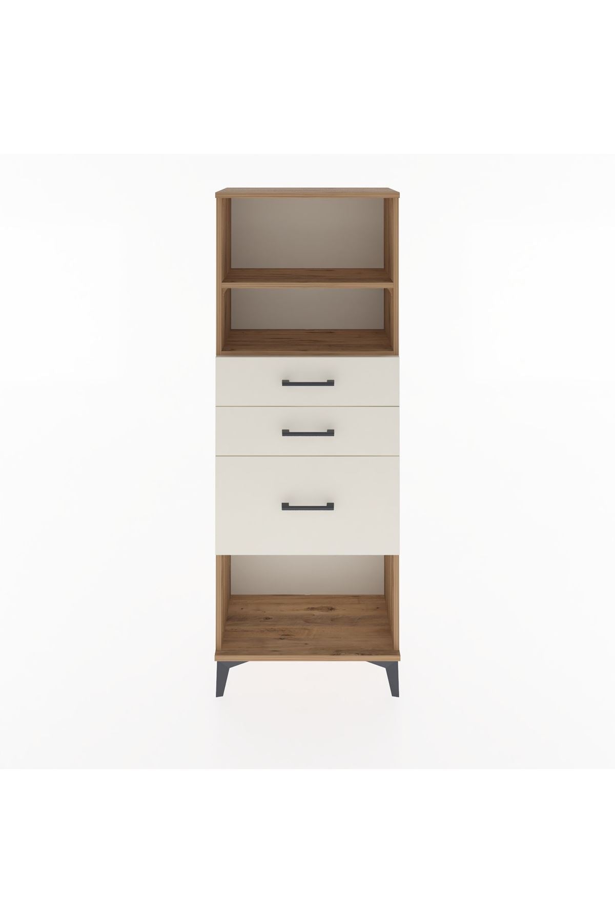 Arges Dolap 2 Raflı 3 Çekmeceli 60x30x163 - S20M040V7A
