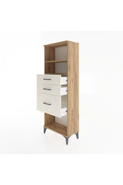 Arges Dolap 2 Raflı 3 Çekmeceli 60x30x163 - S20M040V7A