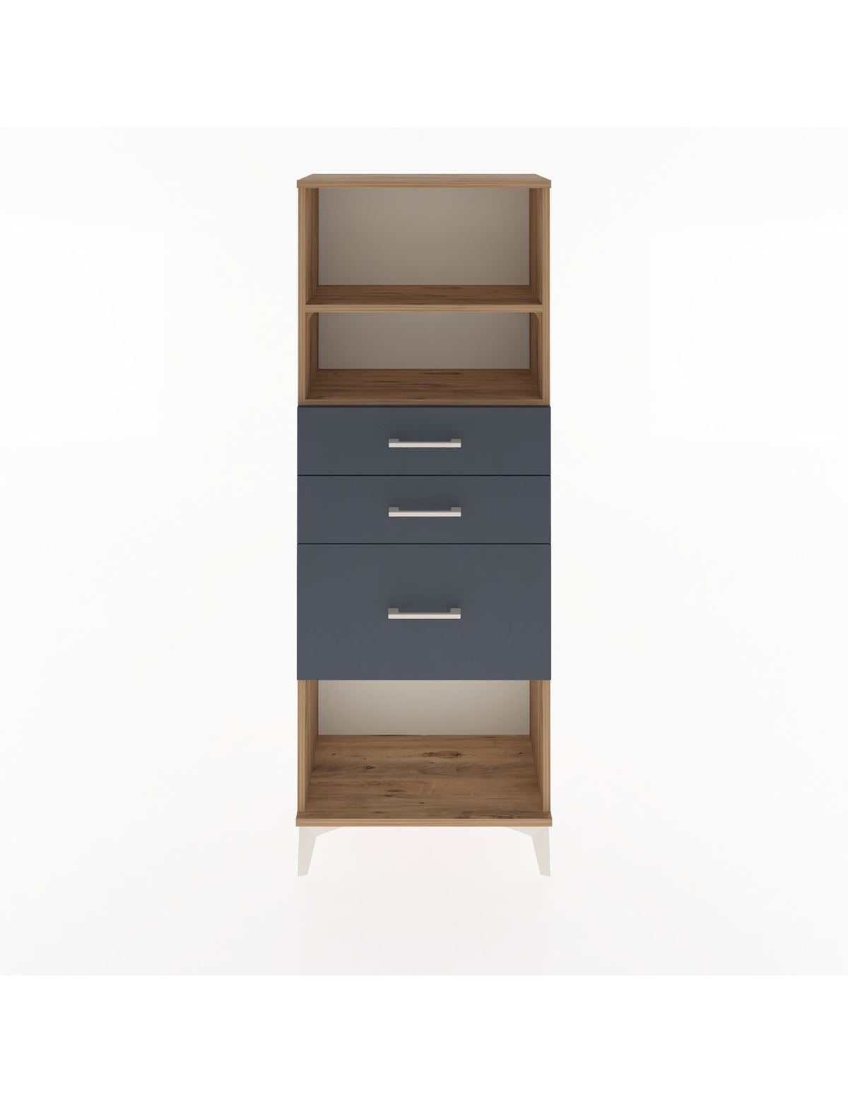 Arges Dolap 2 Raflı 3 Çekmeceli 60x30x163 - S20M040V8A