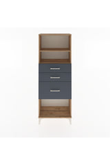 Arges Dolap 2 Raflı 3 Çekmeceli 60x30x163