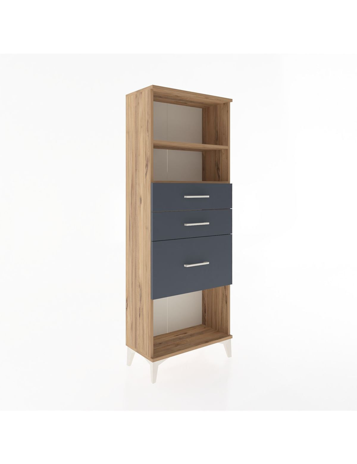 Arges Dolap 2 Raflı 3 Çekmeceli 60x30x163 - S20M040V8A