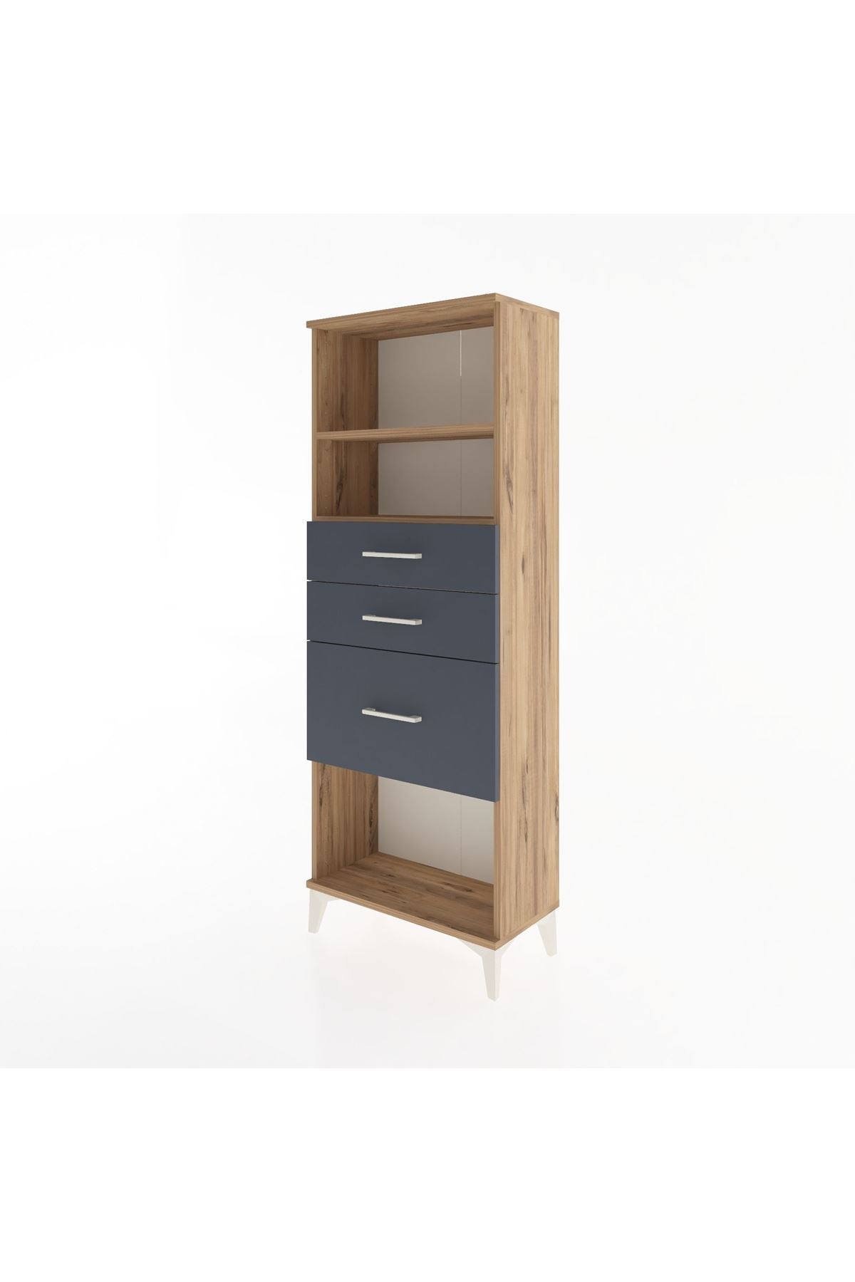Arges Dolap 2 Raflı 3 Çekmeceli 60x30x163 - S20M040V8A