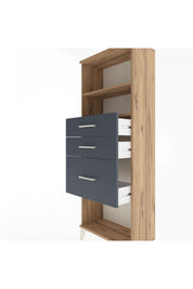 Arges Dolap 2 Raflı 3 Çekmeceli 60x30x163 - S20M040V8A