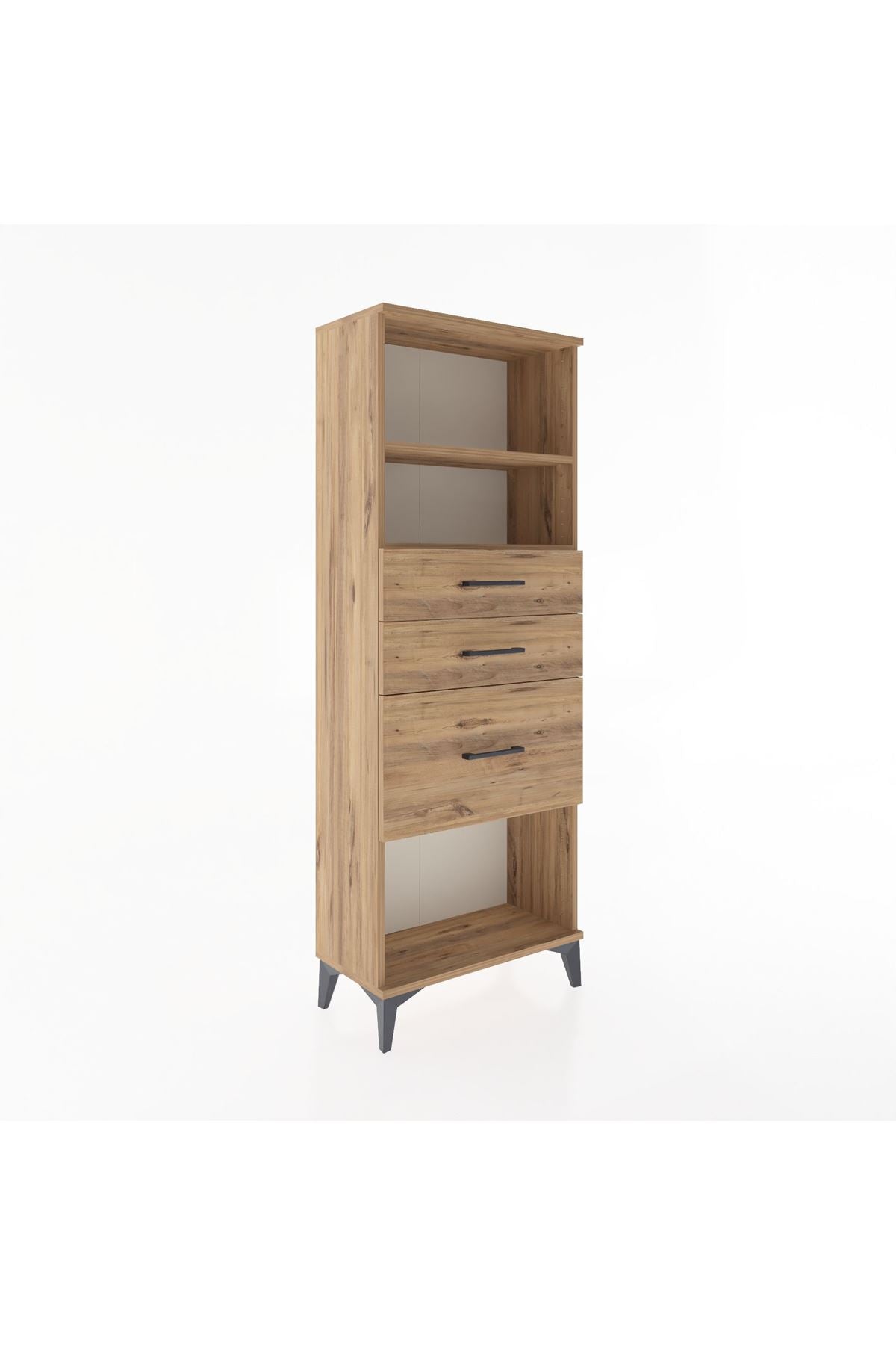 Arges Dolap 2 Raflı 3 Çekmeceli 60x30x163 - S20M040V9A