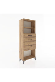 Arges Dolap 2 Raflı 3 Çekmeceli 60x30x163 - S20M040V9A