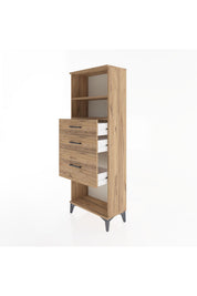 Arges Dolap 2 Raflı 3 Çekmeceli 60x30x163 - S20M040V9A