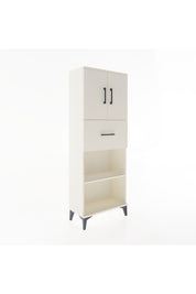 Arges Dolap 3 Raflı Tek Çekmeceli 2 Kapaklı 60x30x163 - S20M043V1A