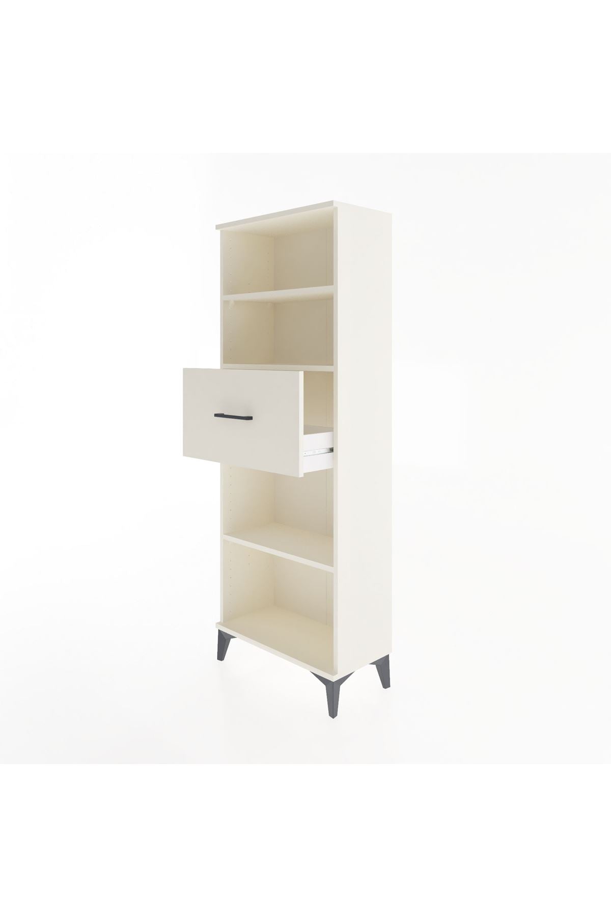Arges Dolap 3 Raflı Tek Çekmeceli 60x30x163 - S20M044V1A