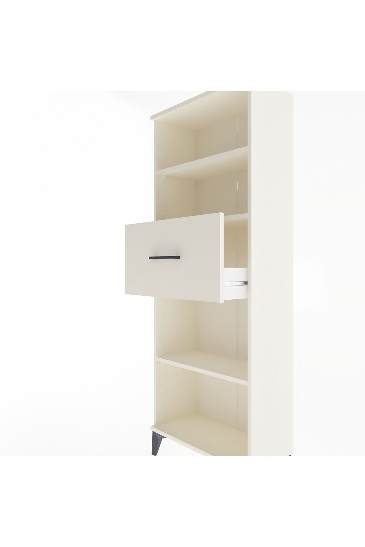 Arges Dolap 3 Raflı Tek Çekmeceli 60x30x163 - S20M044V1A