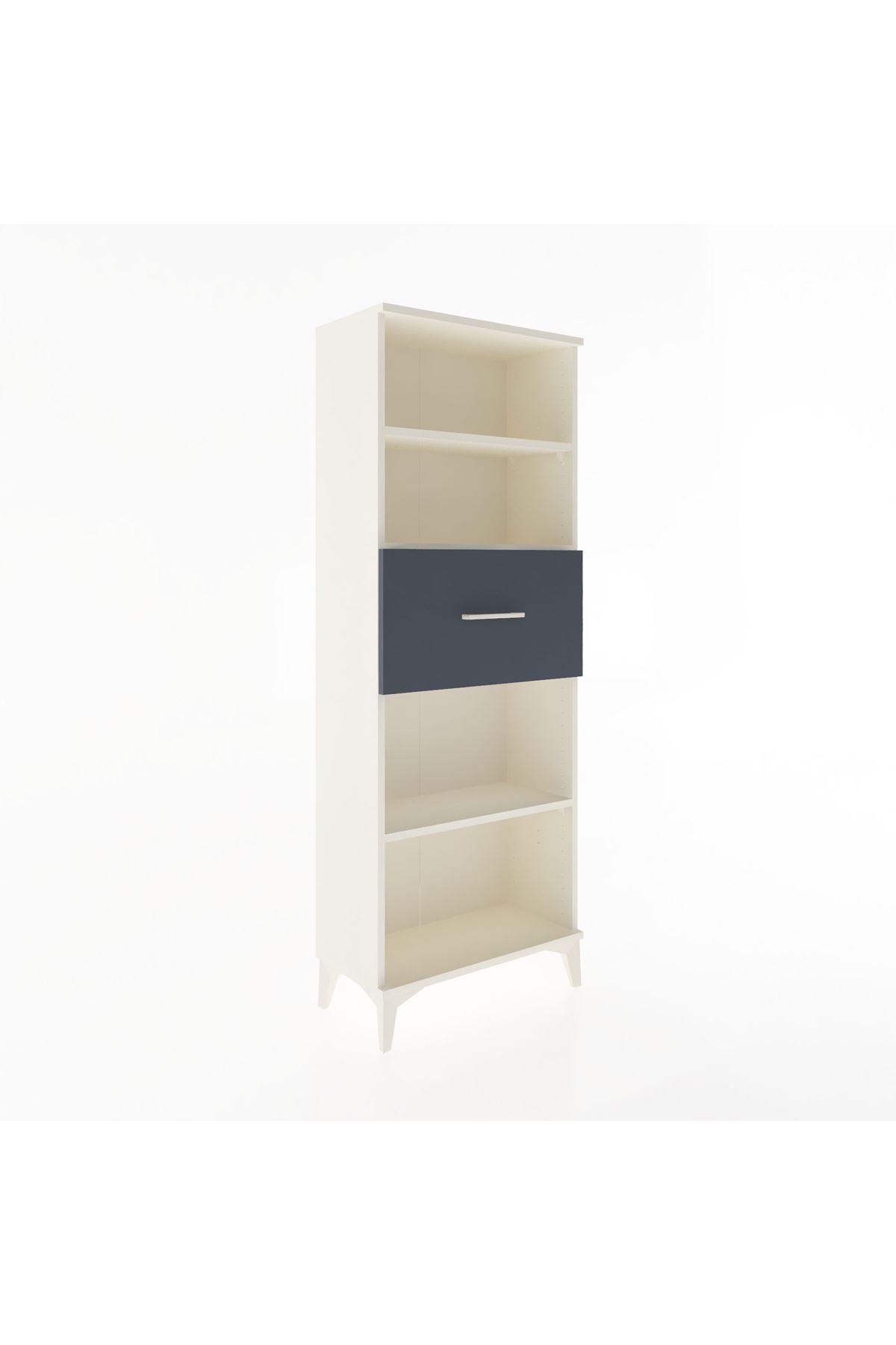 Arges Dolap 3 Raflı Tek Çekmeceli 60x30x163 - S20M044V2A