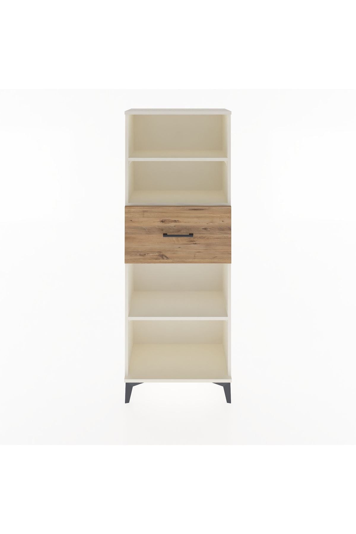 Arges Dolap 3 Raflı Tek Çekmeceli 60x30x163 - S20M044V3A