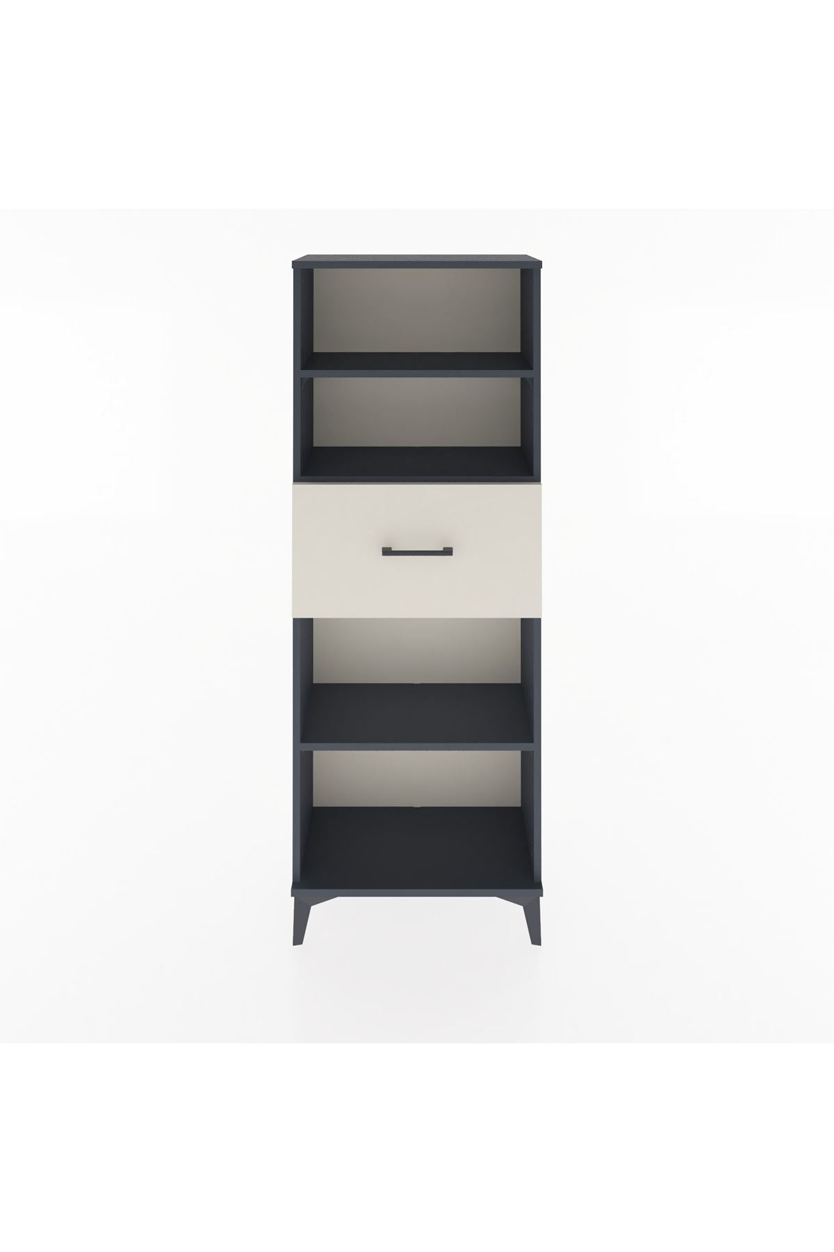 Arges Dolap 3 Raflı Tek Çekmeceli 60x30x163 - S20M044V4A