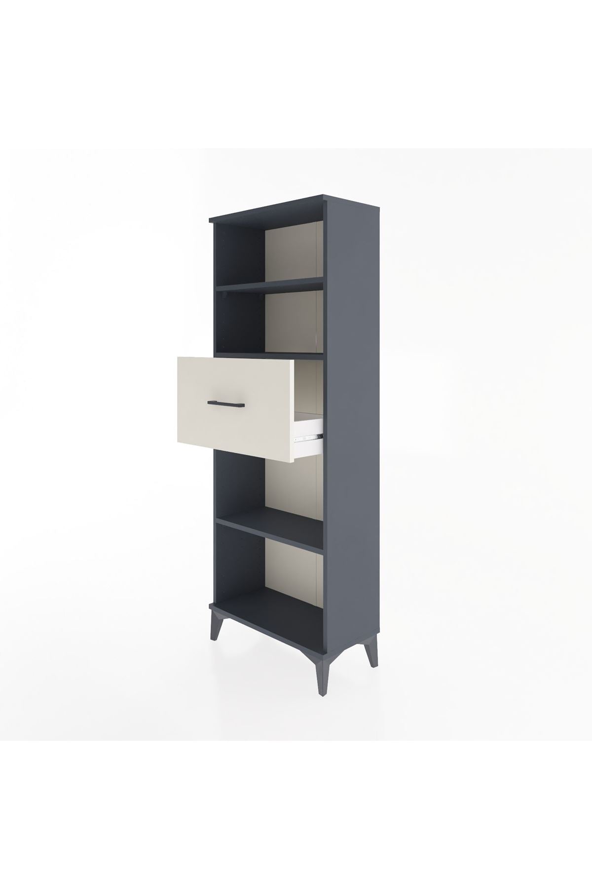 Arges Dolap 3 Raflı Tek Çekmeceli 60x30x163 - S20M044V4A