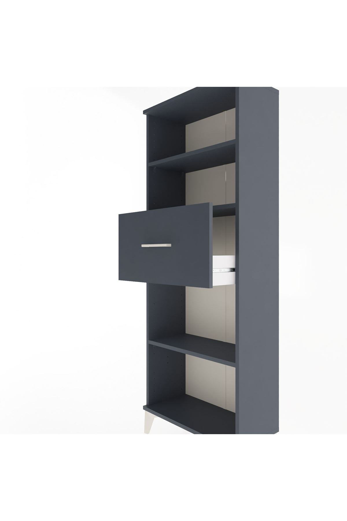Arges Dolap 3 Raflı Tek Çekmeceli 60x30x163 - S20M044V5A