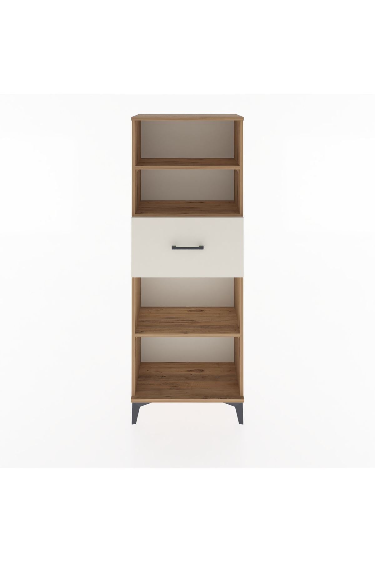 Arges Dolap 3 Raflı Tek Çekmeceli 60x30x163 - S20M044V7A