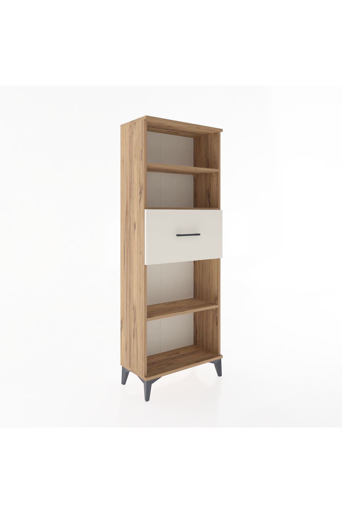 Arges Dolap 3 Raflı Tek Çekmeceli 60x30x163 - S20M044V7A