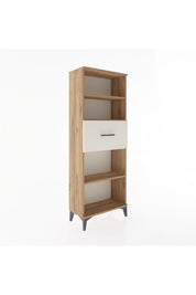 Arges Dolap 3 Raflı Tek Çekmeceli 60x30x163 - S20M044V7A