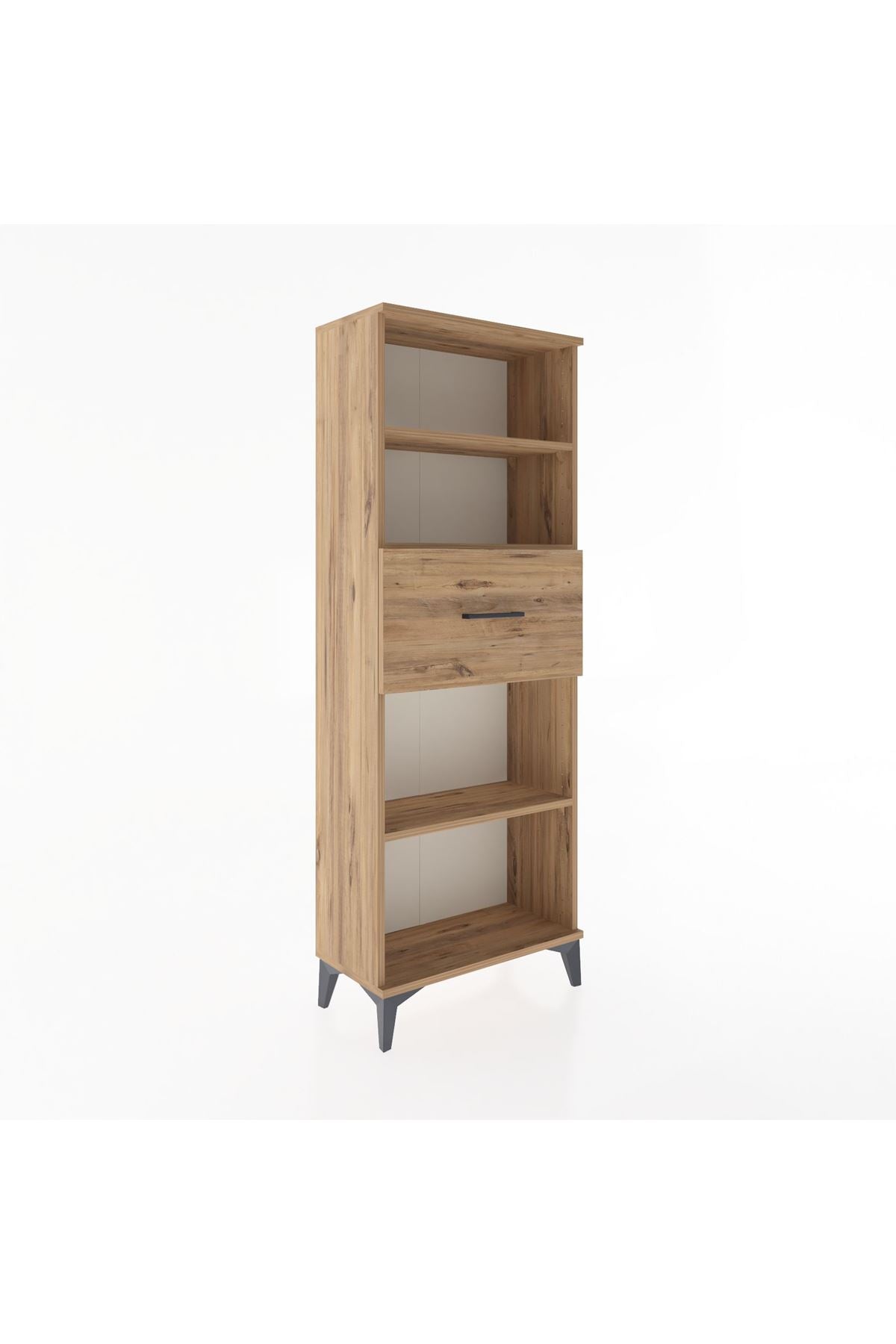 Arges Dolap 3 Raflı Tek Çekmeceli 60x30x163 - S20M044V9A