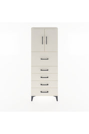Arges Dolap 2 Raflı 5 Çekmeceli 2 Kapaklı 60x30x163 - S20M045V1A