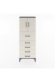 Arges Dolap 2 Raflı 5 Çekmeceli 2 Kapaklı 60x30x163 - S20M045V4A