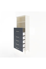 Arges Dolap 2 Raflı 5 Çekmeceli 60x30x163 - S20M046V2A