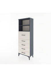 Arges Dolap 2 Raflı 5 Çekmeceli 60x30x163 - S20M046V4A