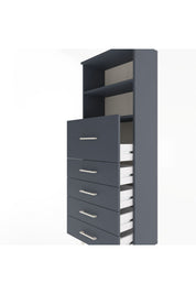 Arges Dolap 2 Raflı 5 Çekmeceli 60x30x163 - S20M046V5A