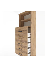Arges Dolap 2 Raflı 5 Çekmeceli 60x30x163 - S20M046V9A