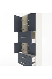 Arges Dolap 3 Raflı 3 Çekmeceli 4 Kapaklı 60x30x163 - S20M047V2A