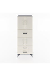 Arges Dolap 3 Raflı 3 Çekmeceli 4 Kapaklı 60x30x163 - S20M047V4A