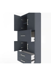 Arges Dolap 3 Raflı 3 Çekmeceli 4 Kapaklı 60x30x163 - S20M047V5A