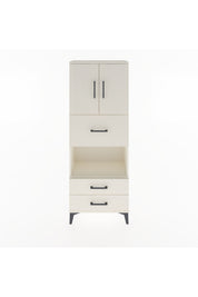 Arges Dolap 3 Raflı 3 Çekmeceli 2 Kapaklı 60x30x163 - S20M049V1A