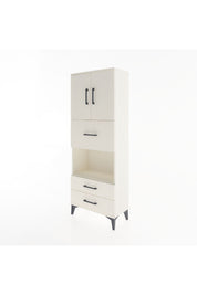 Arges Dolap 3 Raflı 3 Çekmeceli 2 Kapaklı 60x30x163 - S20M049V1A