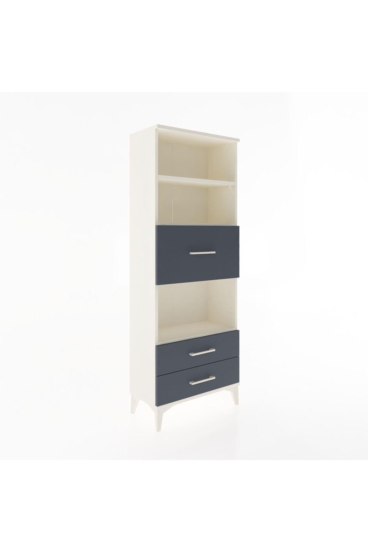 Arges Dolap 3 Raflı 3 Çekmeceli 60x30x163 - S20M050V2A