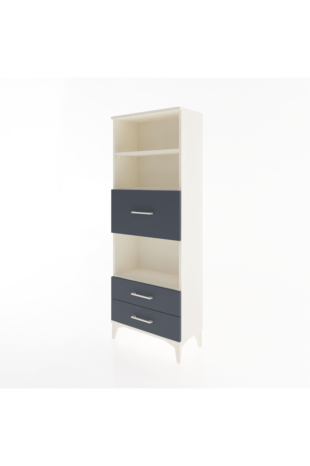 Arges Dolap 3 Raflı 3 Çekmeceli 60x30x163 - S20M050V2A
