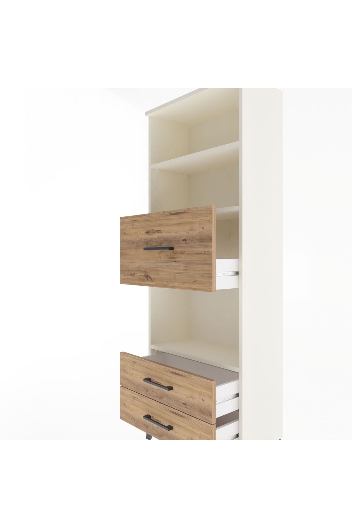 Arges Dolap 3 Raflı 3 Çekmeceli 60x30x163 - S20M050V3A